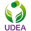 Het logo van Udea